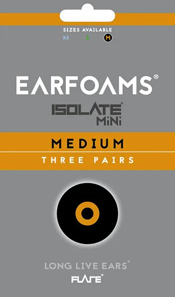 Earfoams® Isolate MiNi náhradné vankúšiky – 3 páry Veľkosť: S