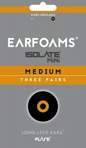 Earfoams® Isolate MiNi náhradné vankúšiky – 3 páry Veľkosť: S