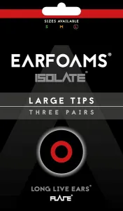 Earfoams® Isolate náhradné vankúšiky – 3 páry Veľkosť: S