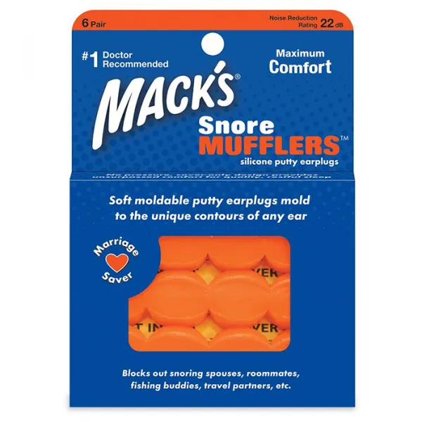 Mack's Snore Mufflers™ Veľkosť balenia: 1 pár