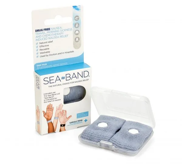 Sea Band náramky proti nevoľnosti Farba: Sivá