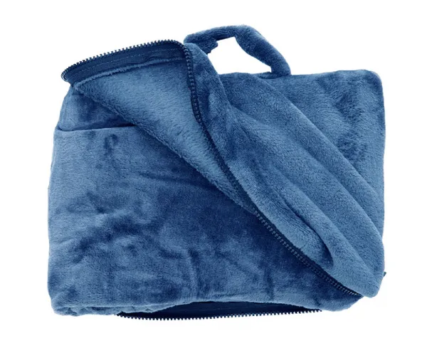 Cabeau Fold'n Go™ 4v1 Cestovná deka z mikrovlákna Farba: Modrá