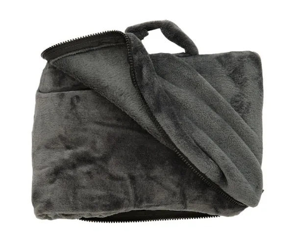 Cabeau Fold'n Go™ 4v1 Cestovná deka z mikrovlákna Farba: Modrá