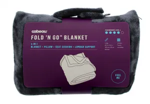 Cabeau Fold'n Go™ 4v1 Cestovná deka z mikrovlákna Farba: Modrá
