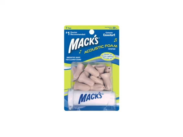 Mack's Acoustic Foam™ Veľkosť balenia: 1 pár