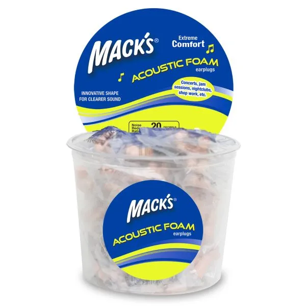 Mack's Acoustic Foam™ Veľkosť balenia: 1 pár