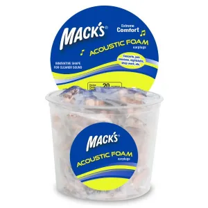 Mack's Acoustic Foam™ Veľkosť balenia: 1 pár