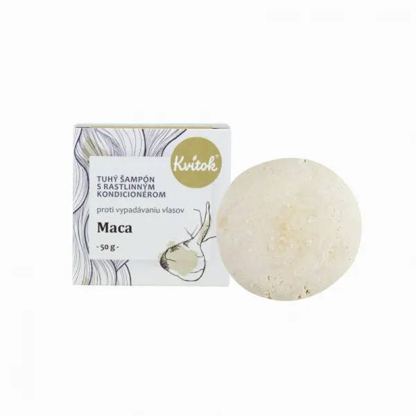 Kvitok Tuhý šampón s kondicionérom Maca Obsah: 25g