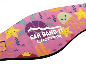 Ear Band-it® Ultra – čelenka na plávanie s motívom morského života Veľkosť čelenky: Malá