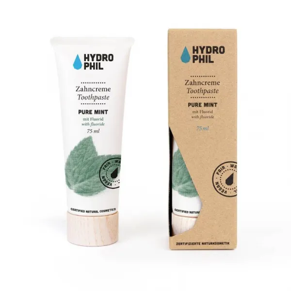 Hydrophil Mätová zubná pasta s fluórom (75 ml)
