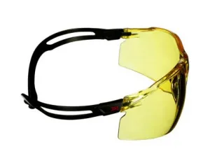 3M SecureFit 500 Žlté okuliare, čierne obruby, SF503SGAF-BLK
