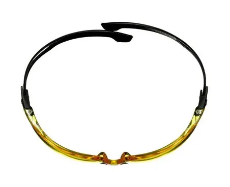 3M SecureFit 500 Žlté okuliare, čierne obruby, SF503SGAF-BLK