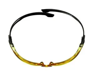 3M SecureFit 500 Žlté okuliare, čierne obruby, SF503SGAF-BLK