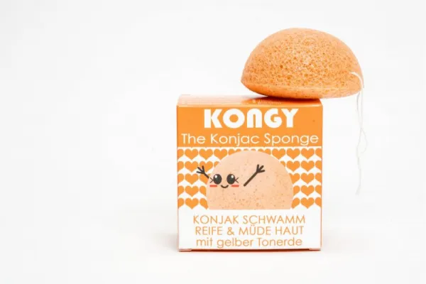 Kongy Konjaková hubka – žltý íl