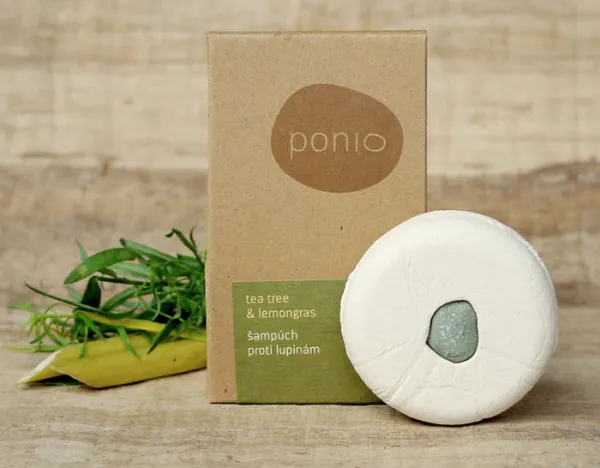 Ponio Tuhý šampón proti lupinám Tea Tree & Lemongras Hmotnosť šampónu: 30g