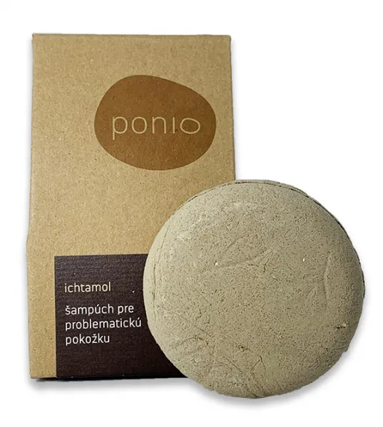 Ponio Tuhý šampón s ichtamolom Hmotnosť šampónu: 60g