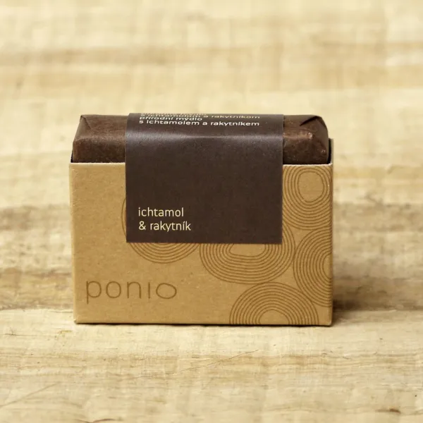 Ponio Ichtamolové mydlo s rakytníkom 100 g