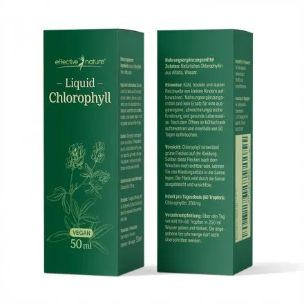 Effective Nature Tekutý chlorofyl kvapky 50 ml