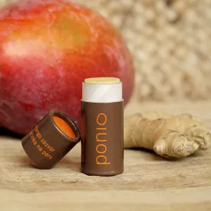 Ponio Prírodný balzam na pery Mango a zázvor 9 ml