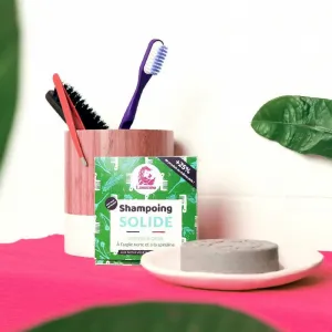 Lamazuna Tuhý šampón pre mastné vlasy so zeleným ílom a spirulinou (70 g)