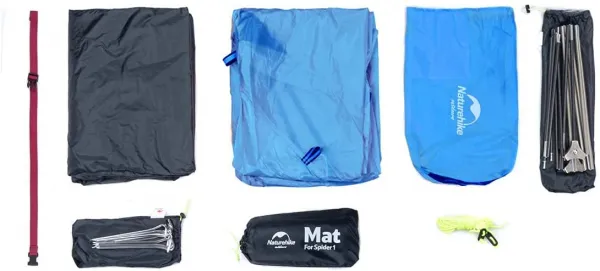 Naturehike Ultralight cyklistický stan 210T 1770g Farba: Tyrkysová