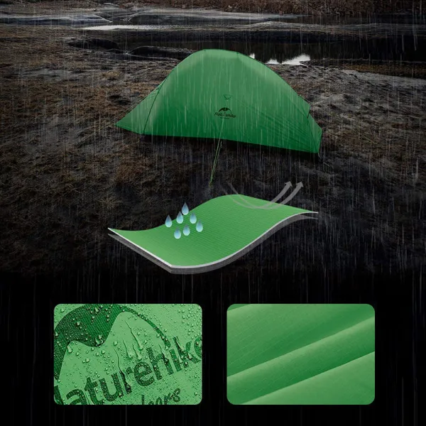 Naturehike Ultralight stan Cloud Up2 210T 2165g Farba: Fialová