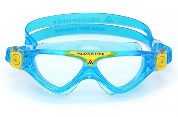 Aquaphere Vista Junior - detské plavecké okuliare Farba: Modrá / žltá / transparentná