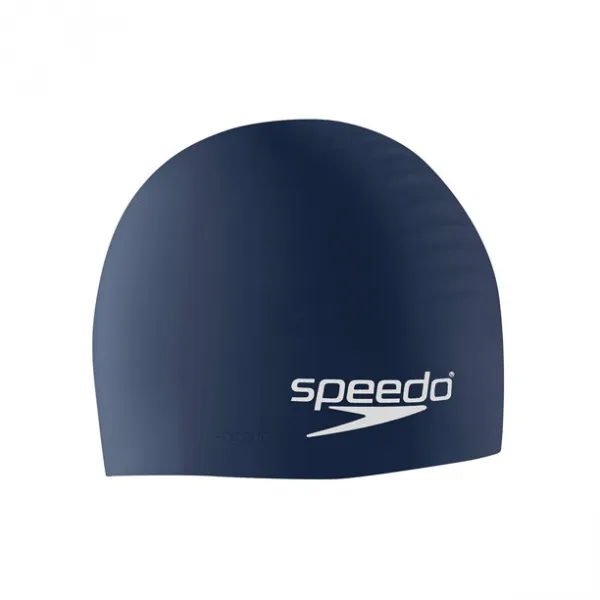 Speedo Plain flat - silikónová plavecká čiapka Farba: Čierna