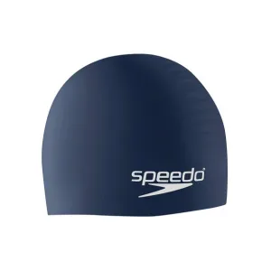 Speedo Plain flat - silikónová plavecká čiapka Farba: Čierna