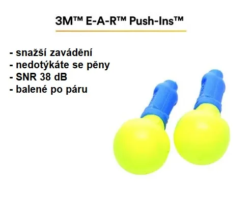 3M™ EAR Push-Ins™ 38 dB - 1 pár