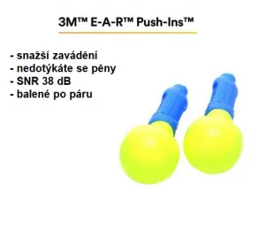 3M™ EAR Push-Ins™ 38 dB - 1 pár