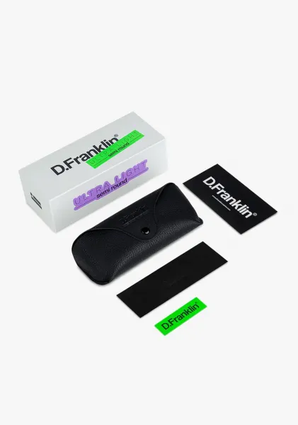 D. Franklin Ultra Light S Round Okuliare proti modrému svetlu Farba: Hnedá