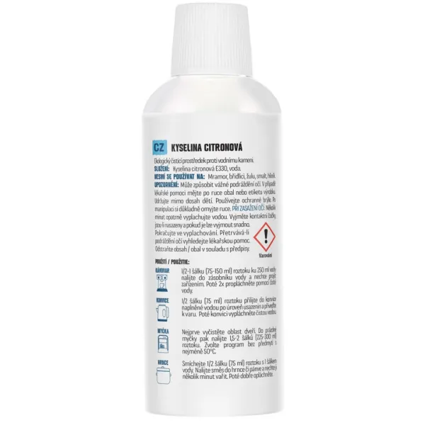 Allnature Kyselina citrónová roztok 1000ml