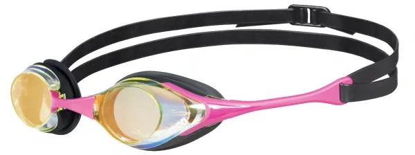 Plavecké okuliare arena cobra swipe mirror čierna/strieborná