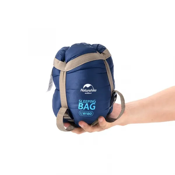 Naturehike LW180 ultraľahký spací vak - veľkosť L 680g Farba: Modrá