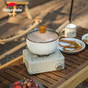 Naturehike Kempingový plynový mini varič 1000g Farba: Béžová