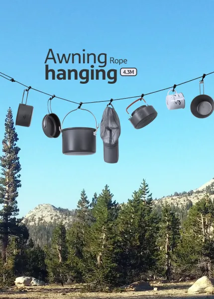 Naturehike závesný povraz - Awning hanging rope 4,3m