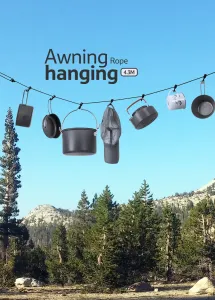 Naturehike závesný povraz - Awning hanging rope 4,3m