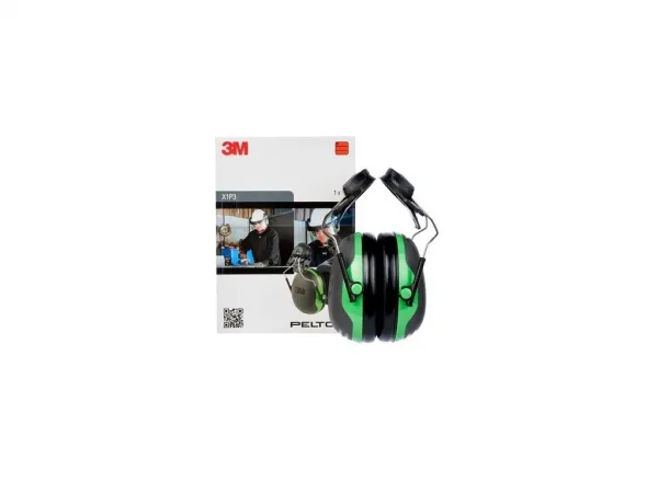 3M X1P3 Peltor Mušľové chrániče sluchu na helmu 27dB