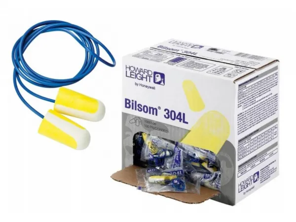 Bilsom® 304 štuple do uší so šnúrkou - 1 pár Veľkosť: S