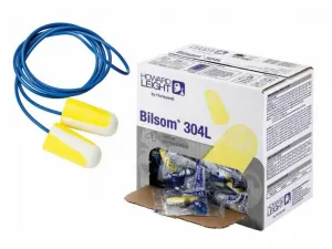 Bilsom® 304 štuple do uší so šnúrkou - 1 pár Veľkosť: S