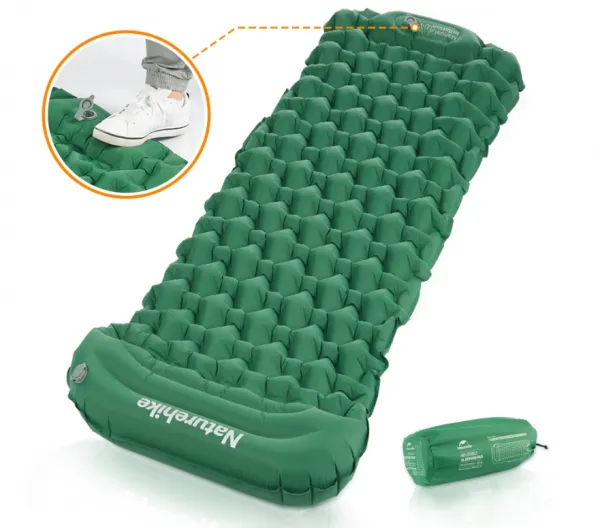 Naturehike FC-12 - nafukovacia ultraľahká karimatka so vstavanou pumpou 620g Farba: Tmavo modrá