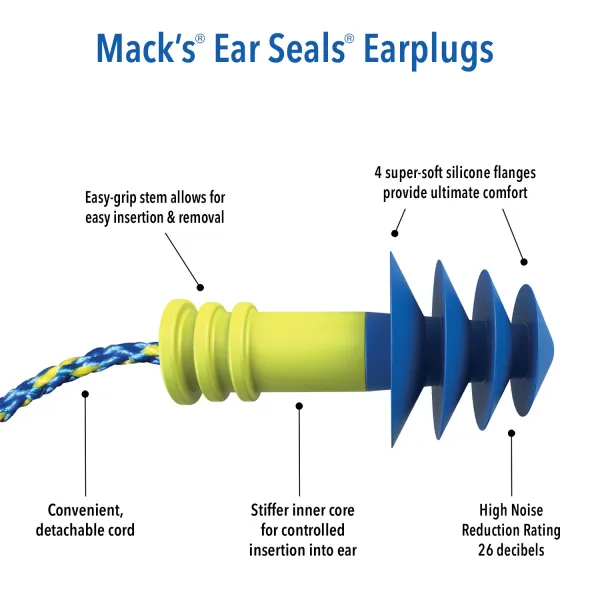 Mack's Ear Seals® - 1 pár Shooting edition