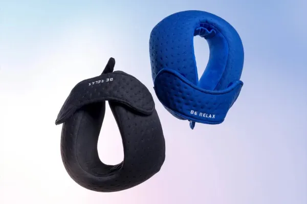 Be relax Original Plus - cestovný vankúš Farba: Modrá
