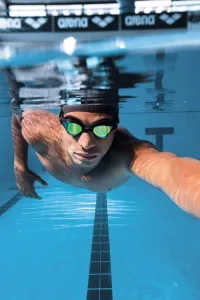 Arena Cobra Tri Mirror Swipe Farba: Žltá / čierna / čierna