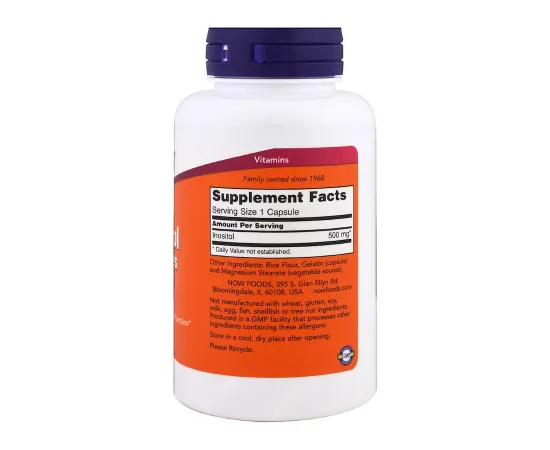 Now Foods Inositol 500 mg 100 kapsúl