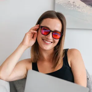 Lunesto Blue Light - okuliare blokujúce modré svetlo Farba: Čierna