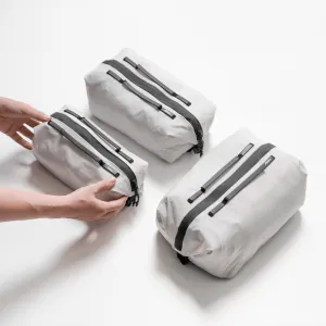 Matador Gear Cube Set - cestovné organizéry 3 kusy Farba: Biela