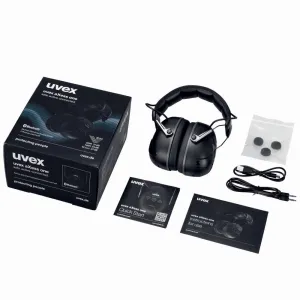 UVEX aXess one - aktívne mušľové chrániče s Bluetooth 31dB