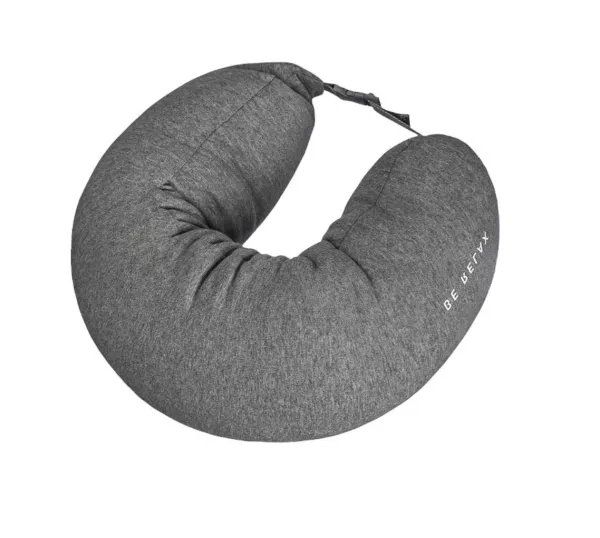 Be relax 3in1 Flexi rest cestovný vankúš z mikrogranúl Farba: Sivá